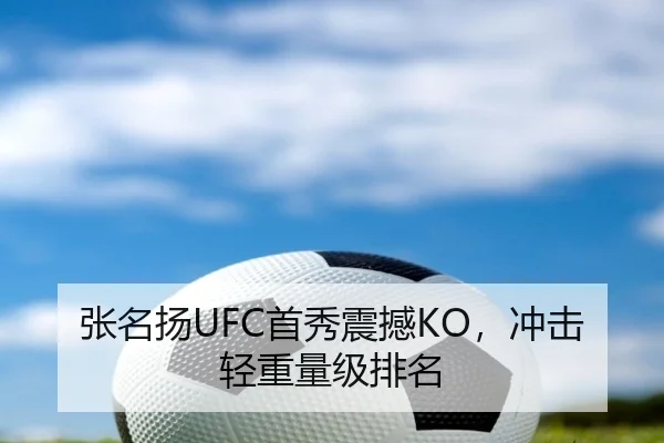 张名扬UFC首秀震撼KO，冲击轻重量级排名